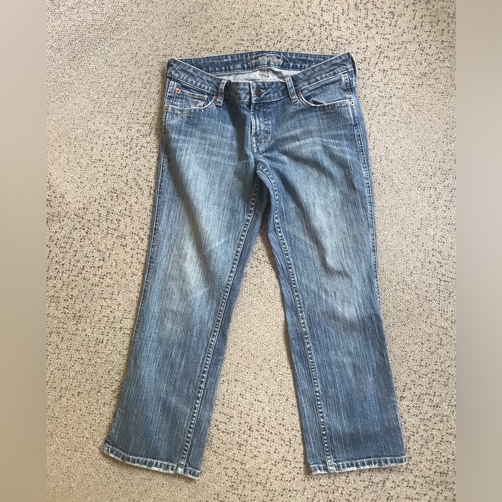 American eagle Classic Straight-Leg Blue Jeans